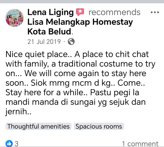 Review Facebook Lena Liging